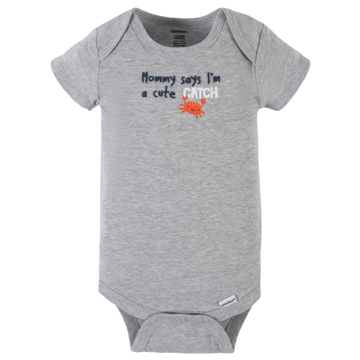 4-Pack Baby Boys Sea Friends Short Sleeve Onesies Bodysuits, view 8