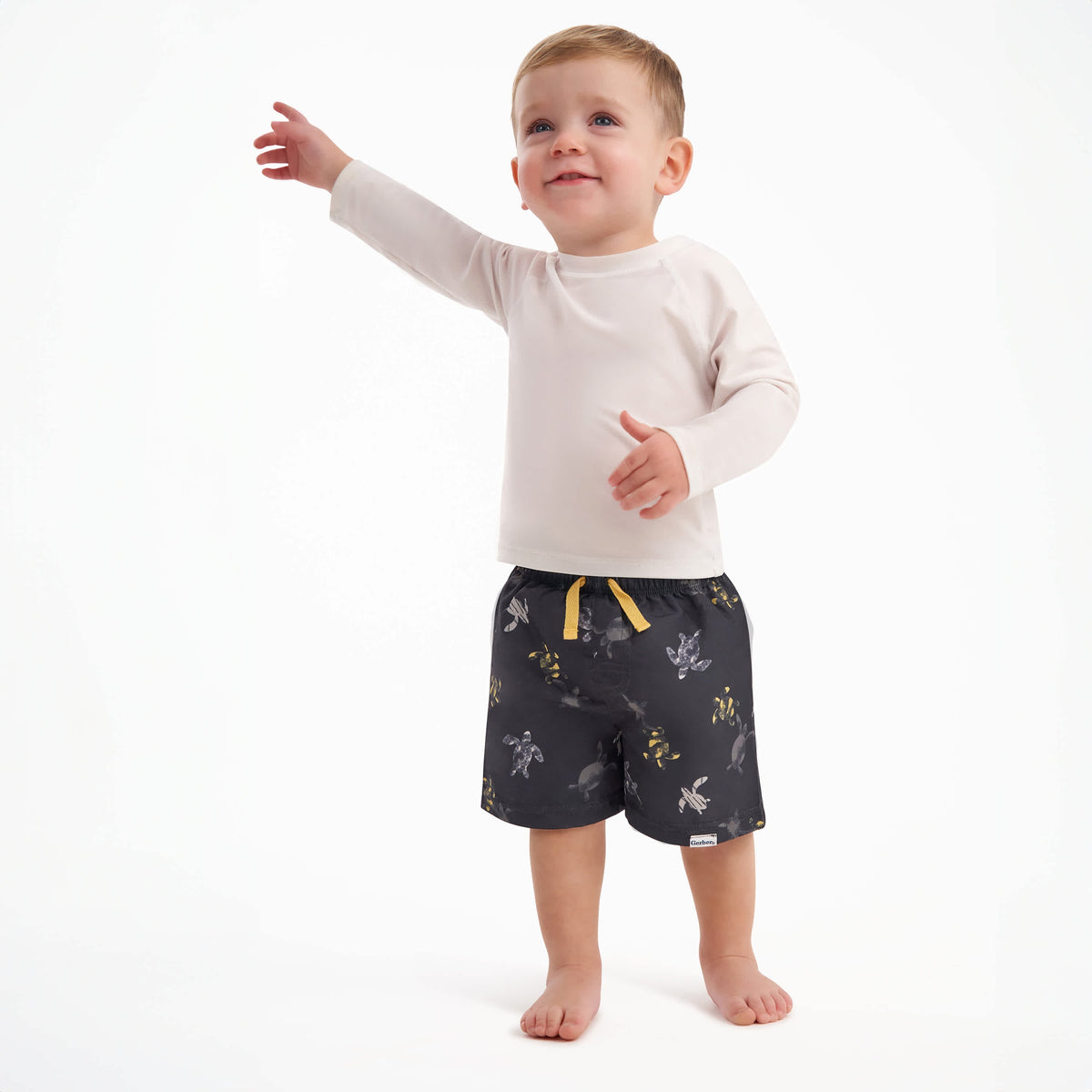 2-Pack Baby & Toddler Boys Suns Swim Trunks, view 5