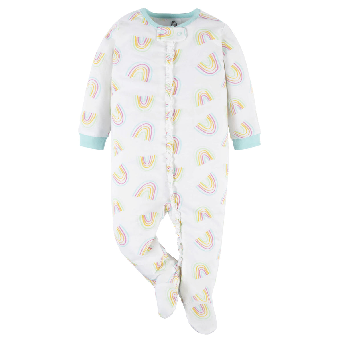 2-Pack Baby Girls Dots Of Rainbows Sleep 'N Plays, view 4