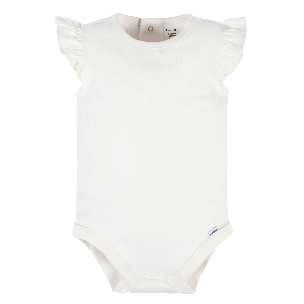 3-Piece Baby Girls Pink Garden Onesies Bodysuit, Diaper Cover & Headband Set, view 2