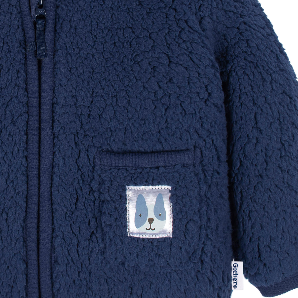 2-Piece Baby & Toddler Boys Puppy Sherpa Jacket & Jogger Set, view 3