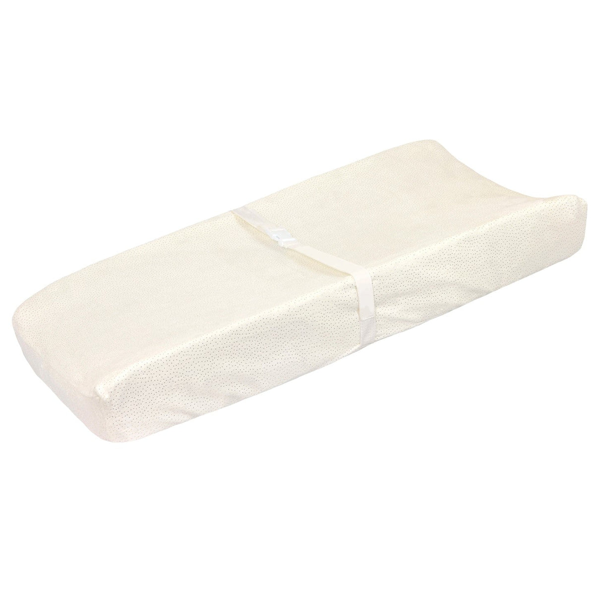 Baby Neutral Ivory and Gold Changing Pad Cover