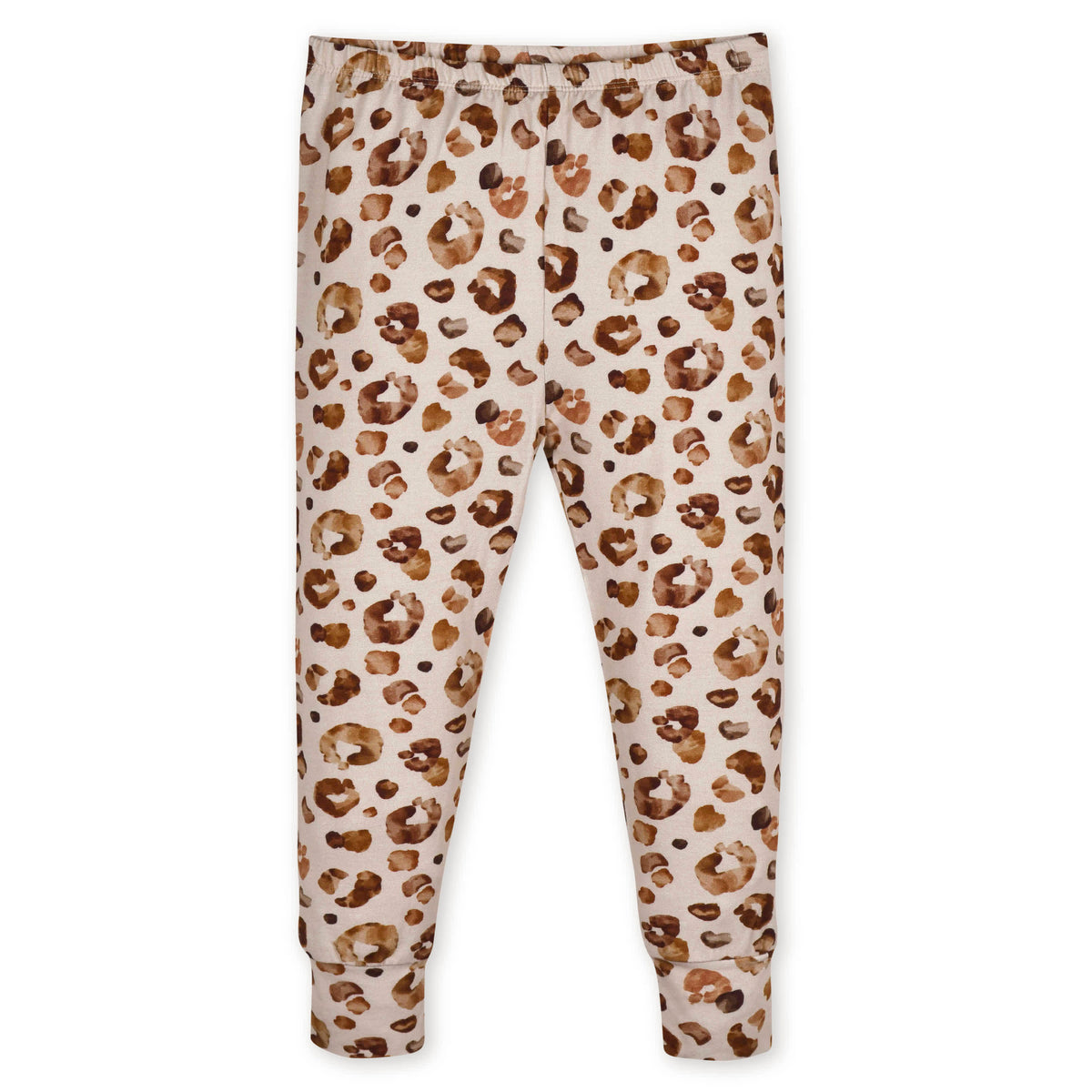 2-Piece Infant & Toddler Spotted Leopard Buttery Soft Viscose Made from Eucalyptus Snug Fit Pajamas, view 6