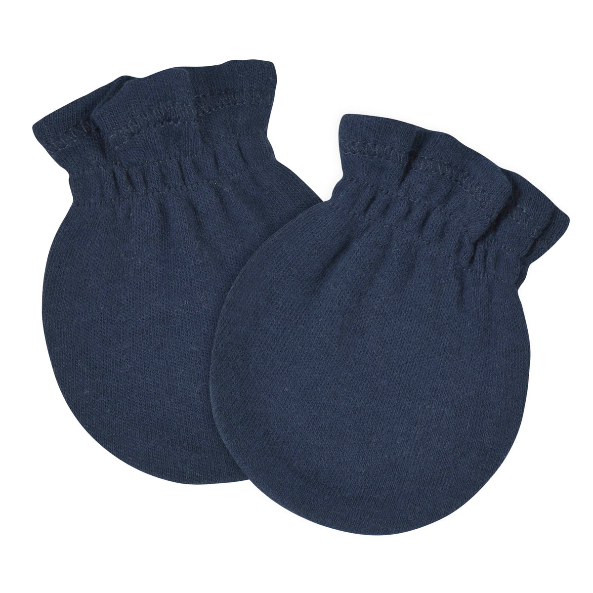 8-Pack Baby Navy No Scratch Mittens, view 2