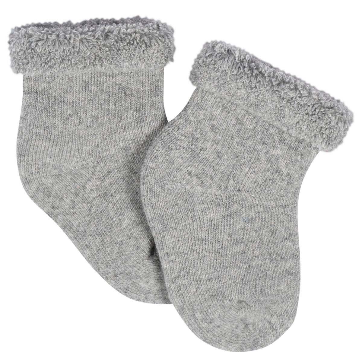 12-Pack Baby Neutral Southwest Terry Wiggle Proof Socks, view 9