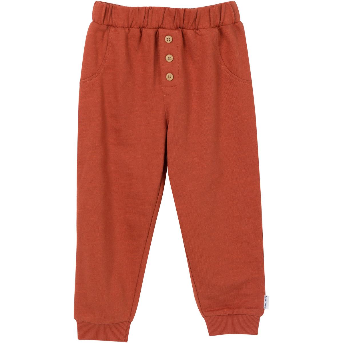 2-Piece Toddler Boys Indigo Top & Joggers, view 5