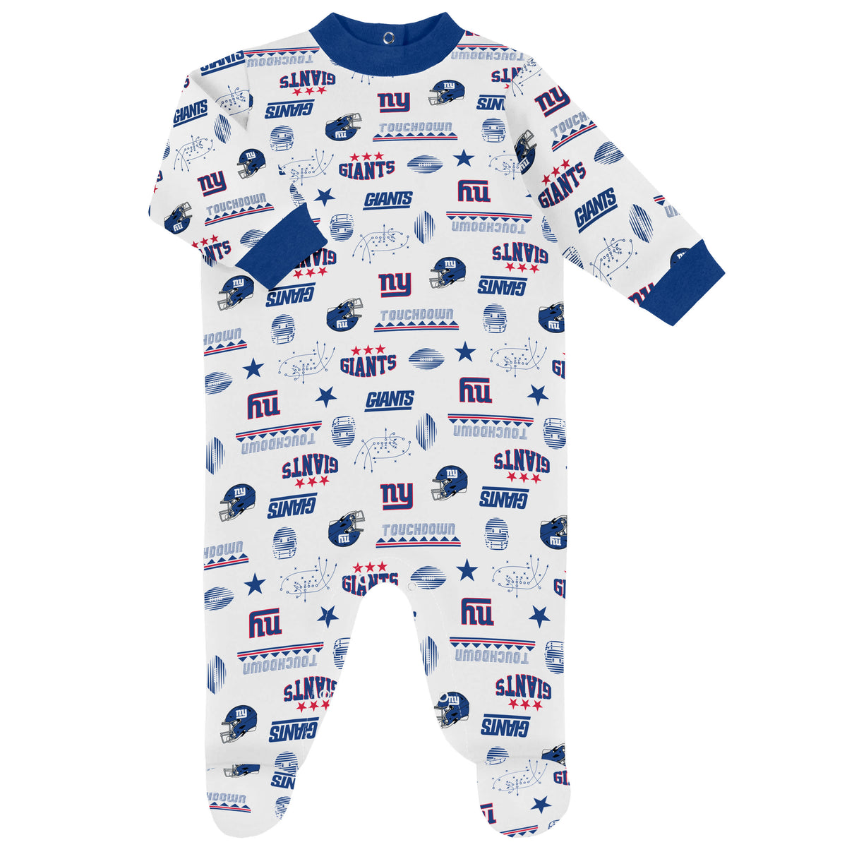 3-Piece Baby Boys New York Giants Bodysuit, Sleep 'N Play & Cap Set, view 4