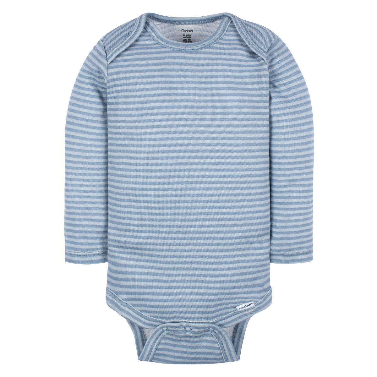 6-Pack Baby Boys Snow Much Fun Long Sleeve Onesies Bodysuits, view 7
