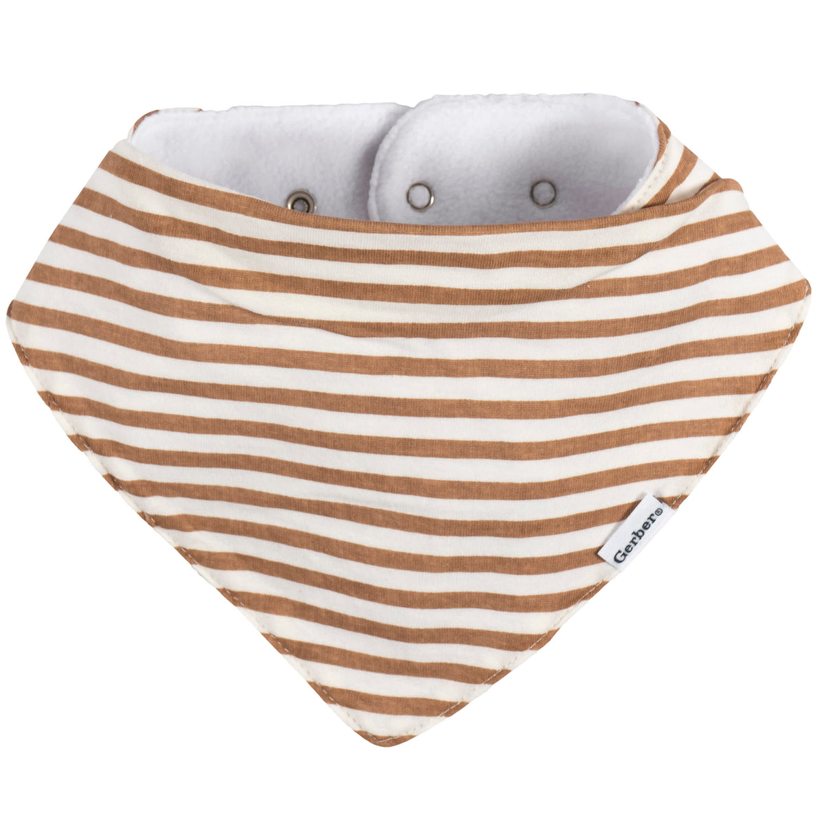 10-Pack Baby Neutral Multi Rust Bandana Bib, view 11