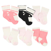 6-Pack Baby Girls Ballerina Wiggleproof Socks