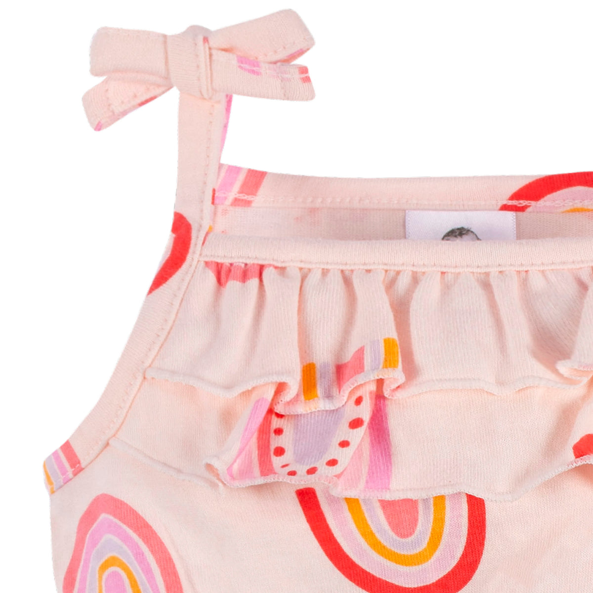2-Pack Baby & Toddler Girls Rainbow Dreams Tank Rompers, view 6