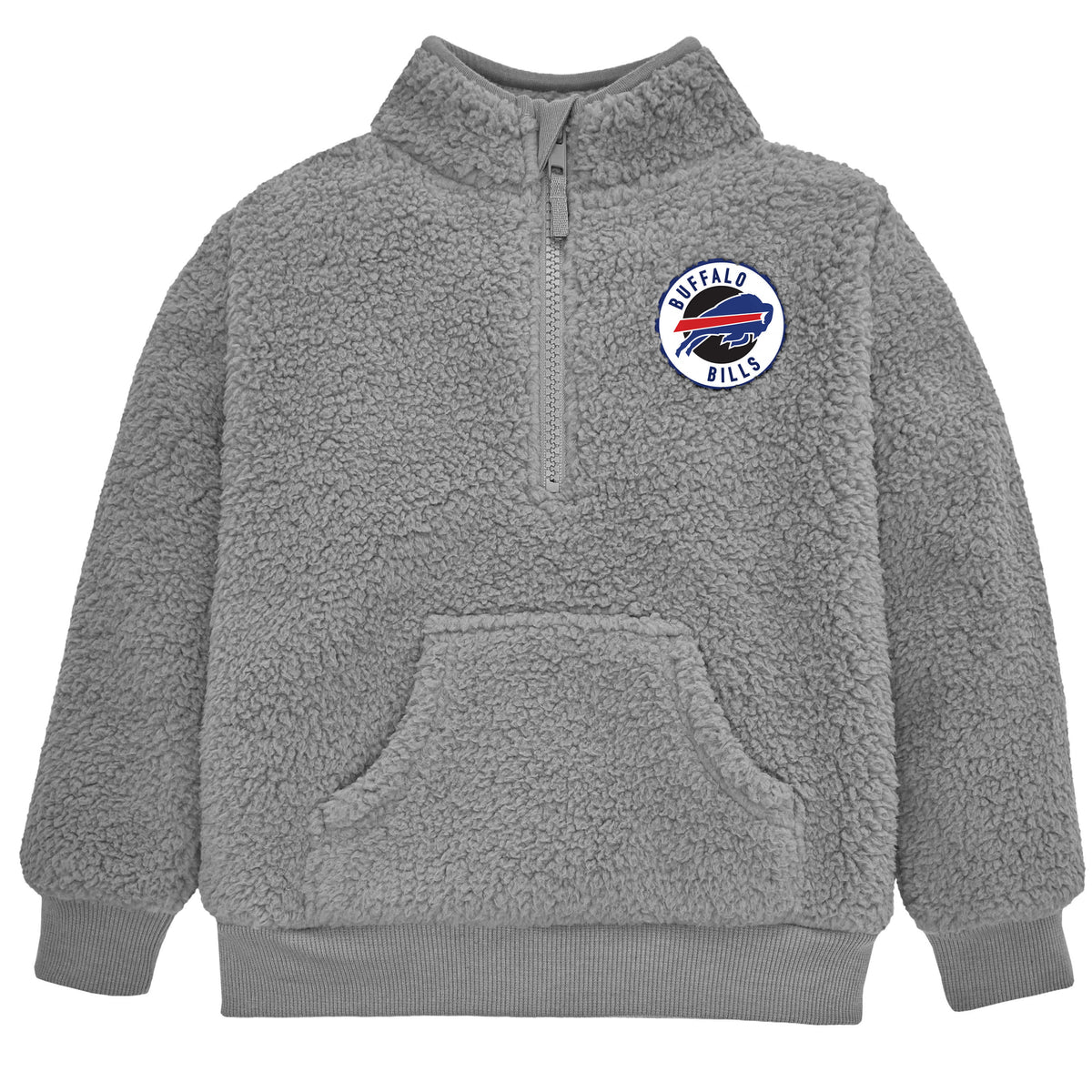Infant & Toddler Boys Bills 1/4 Zip Sherpa Top