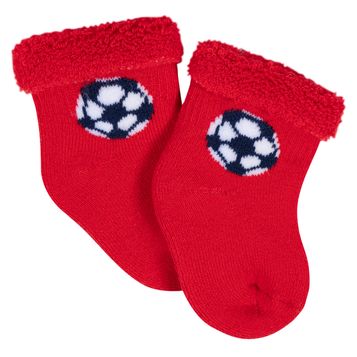12-Pack Baby Boys All Star Terry Wiggle Proof Socks, view 3