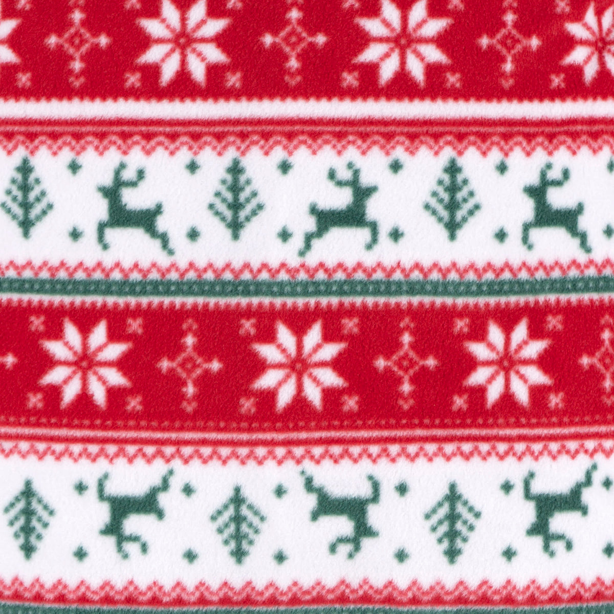 2-Pack Baby & Toddler Neutral Deer Fairisle Fleece Pajamas, view 3