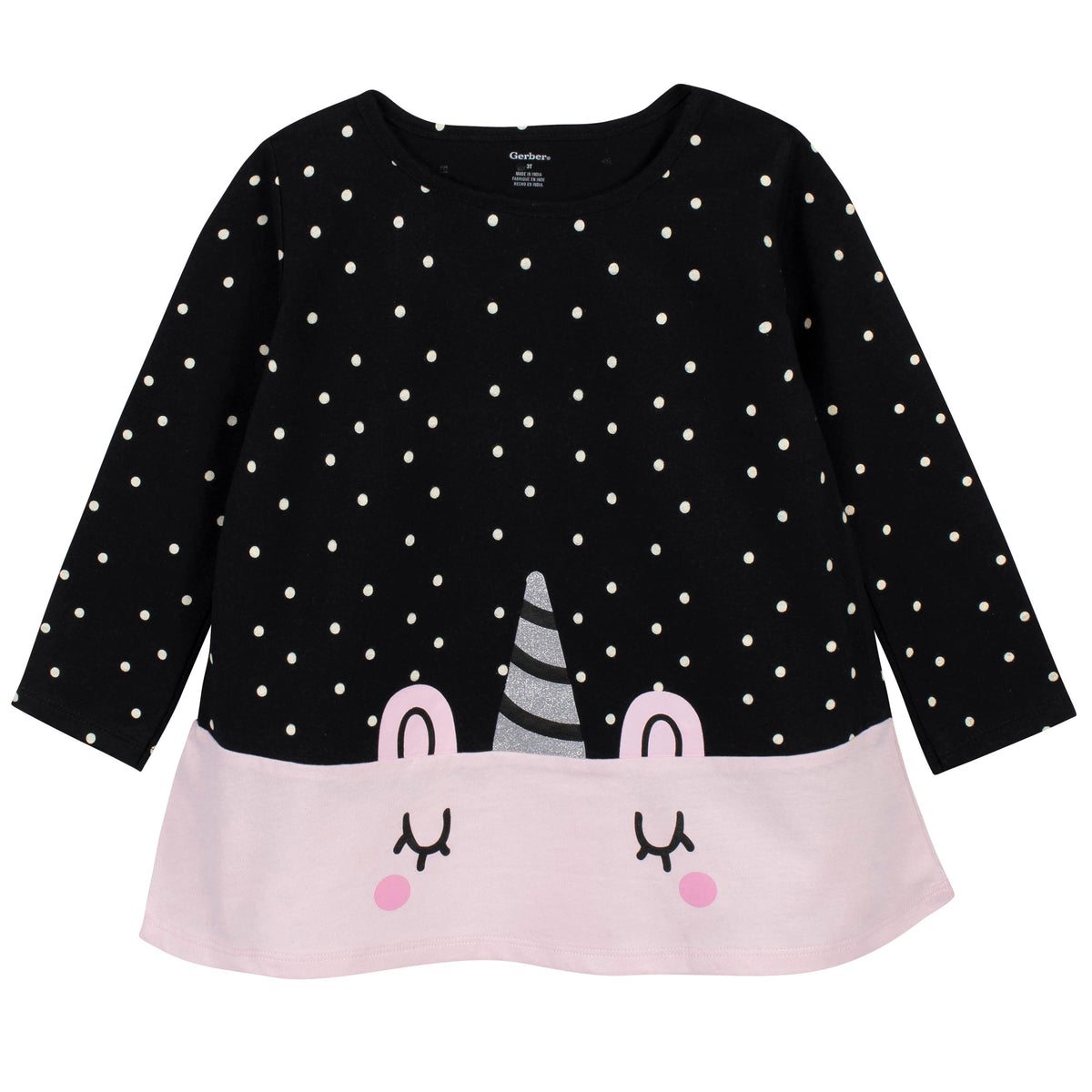 2-Piece Toddler Girls Unicorn Tunic and Legging Set, view 2