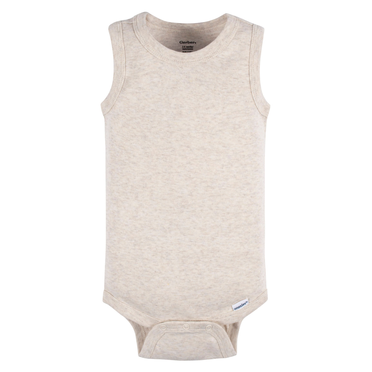 5-Pack Baby Boys Green Stars Sleeveless Onesies Bodysuits, view 3