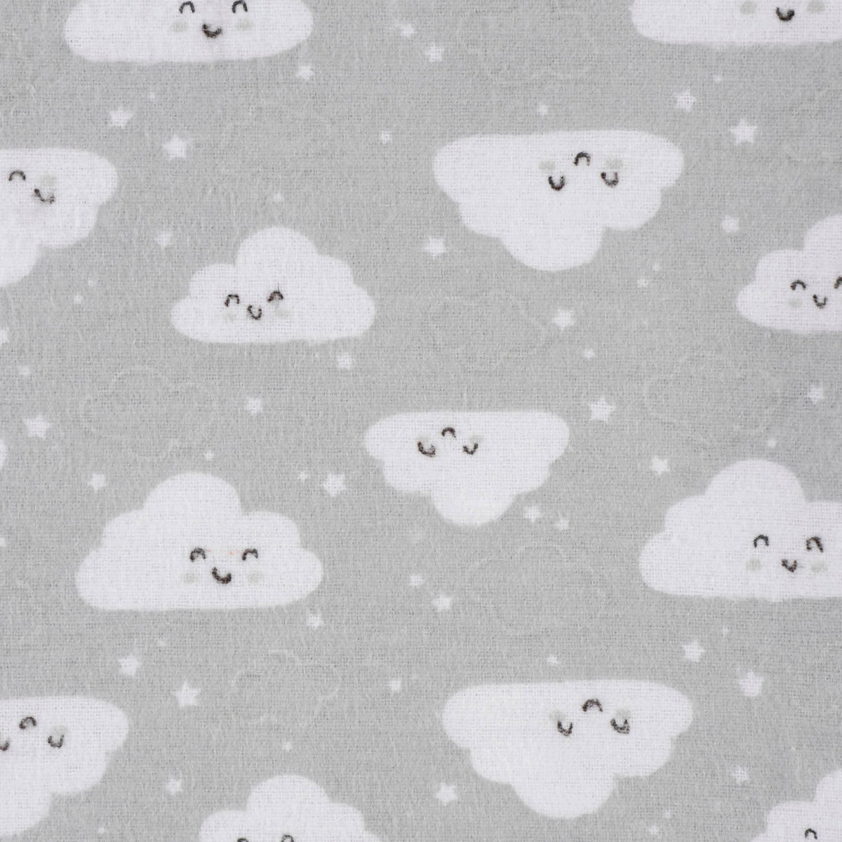 5-Pack Baby Neutral Clouds Flannel Receiving Blankets, view 2