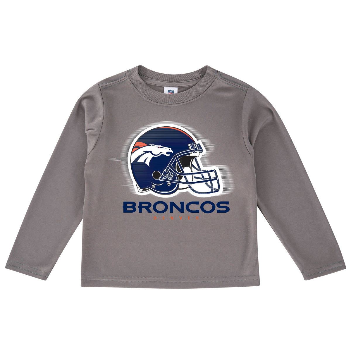 Denver Broncos Toddler Boys Long Sleeve Tee Shirt