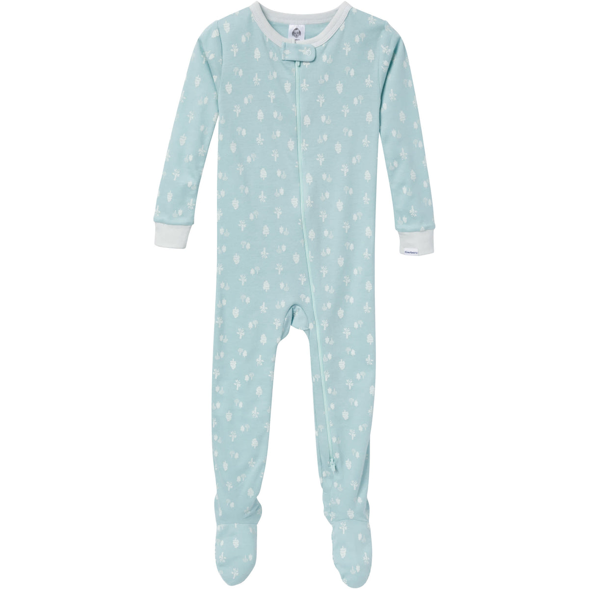 4-Pack Baby & Toddler Neutral Farm Snug-Fitting Footed Pajamas, view 5