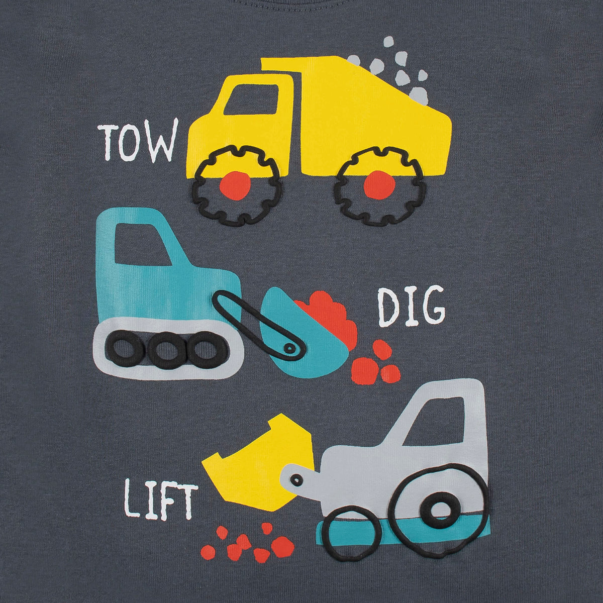 4-Piece Infant Boys Ready To Roll Tees, Shorts & Pants Set, view 5