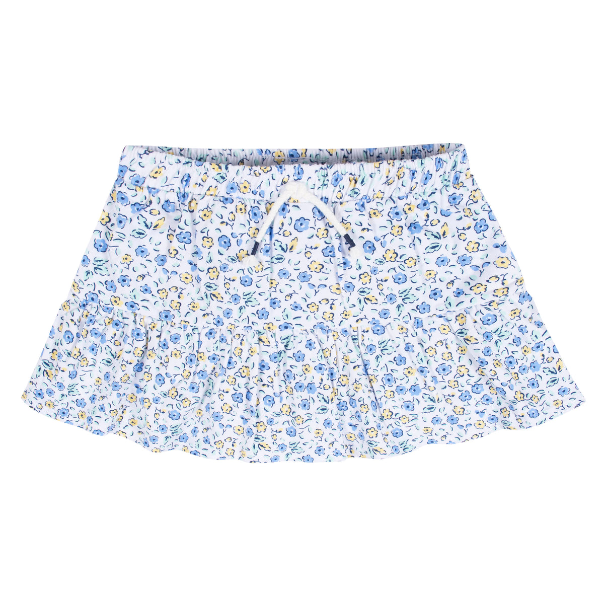 2-Pack Infant & Toddler Girls Blue Floral Skorts, view 2