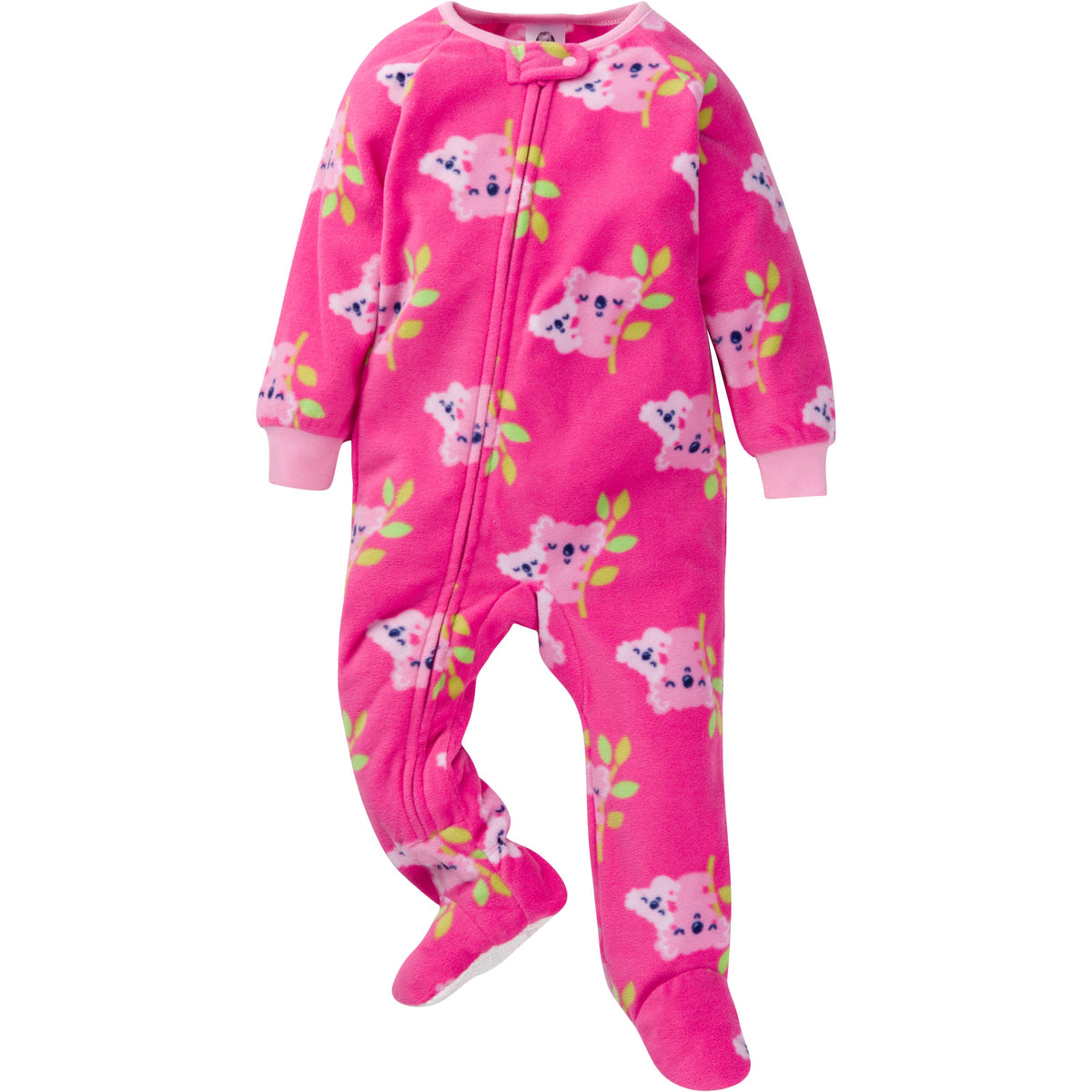 2-Pack Baby & Toddler Girls Koala Fleece Pajamas, view 2