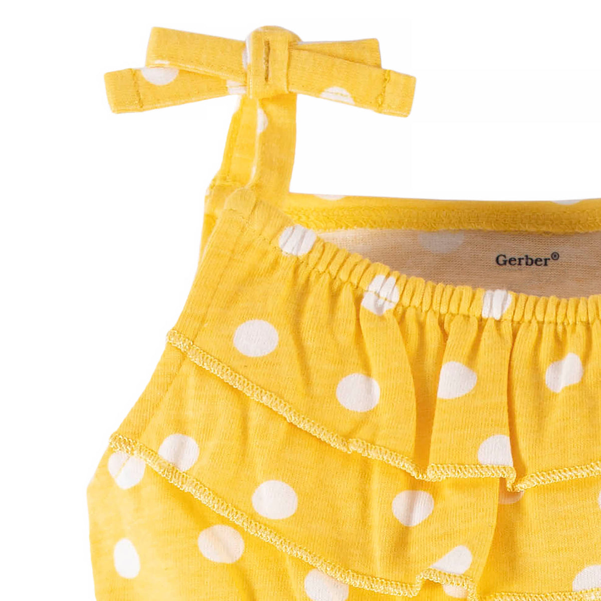 2-Pack Baby & Toddler Girls Bee Garden Tank Rompers, view 4