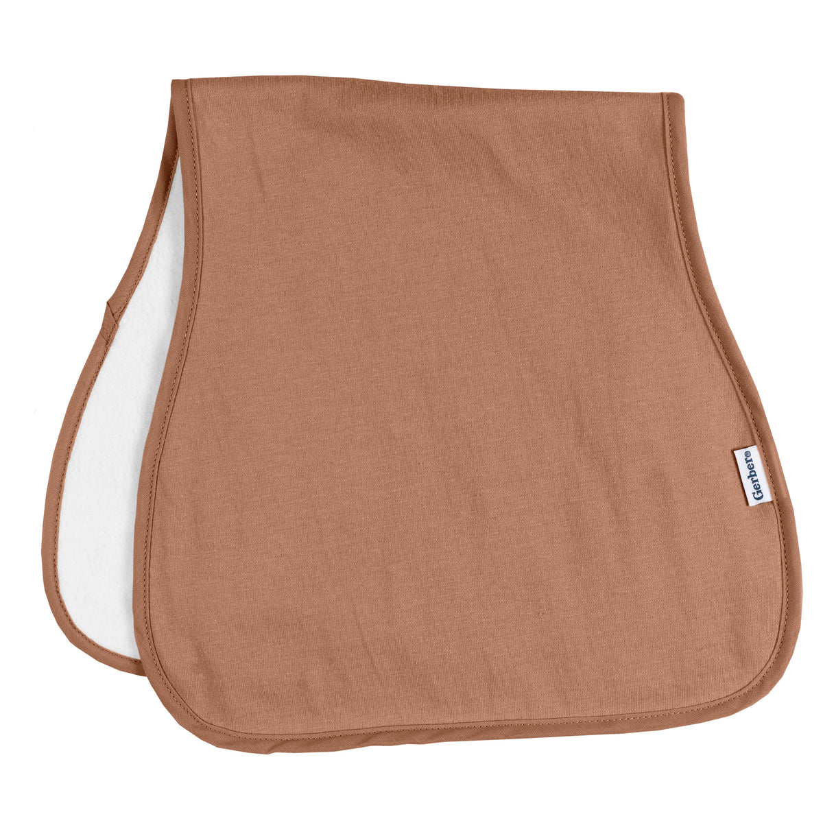 5-Pack Baby Neutral Rust Tan Burpcloth, view 7