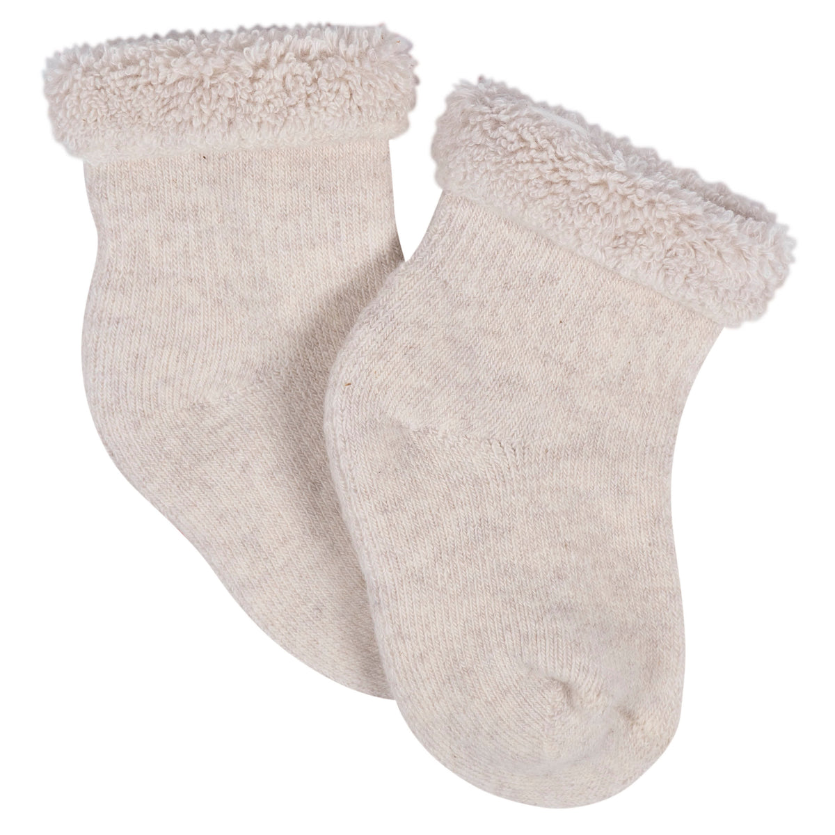 12-Pack Baby Neutral Southwest Terry Wiggle Proof Socks, view 11