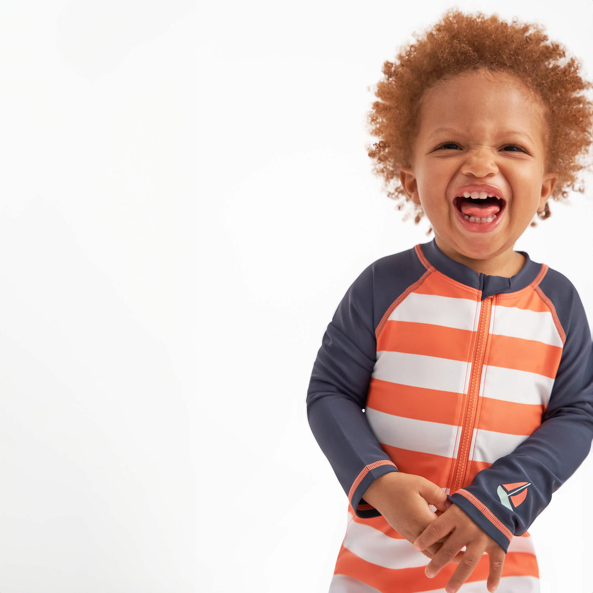 Toddler Boys Stripe Rashguard, view 2