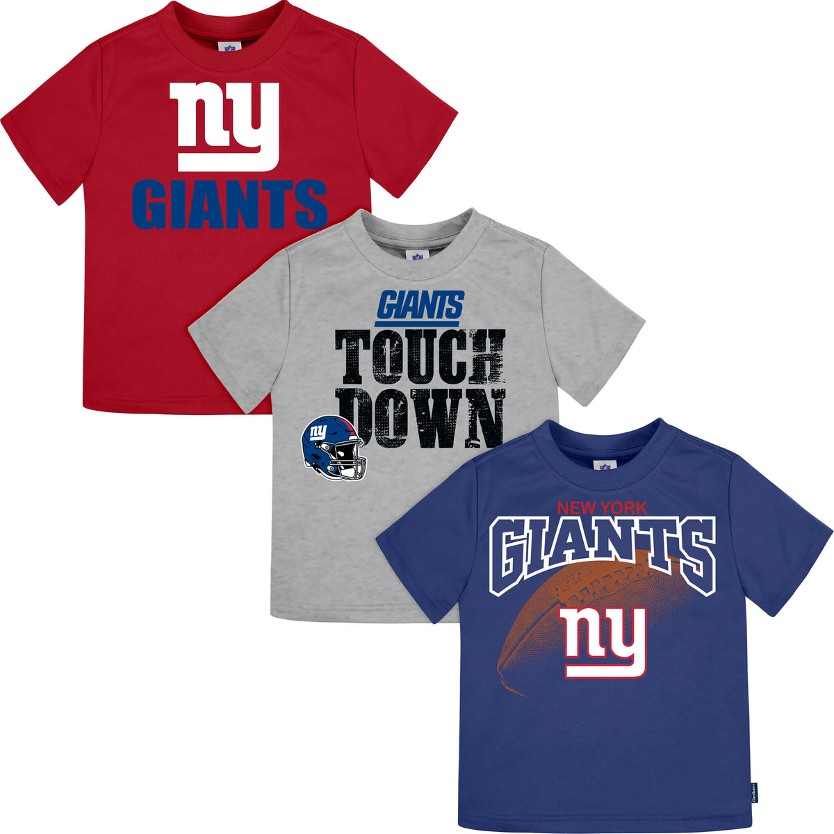 3-Pack Baby & Toddler Boys Giants Short Sleeve Tees