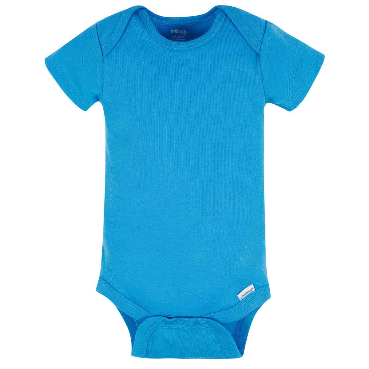 8-Pack Baby Neutral Classic Rainbow Short Sleeve Onesies Bodysuits, view 4