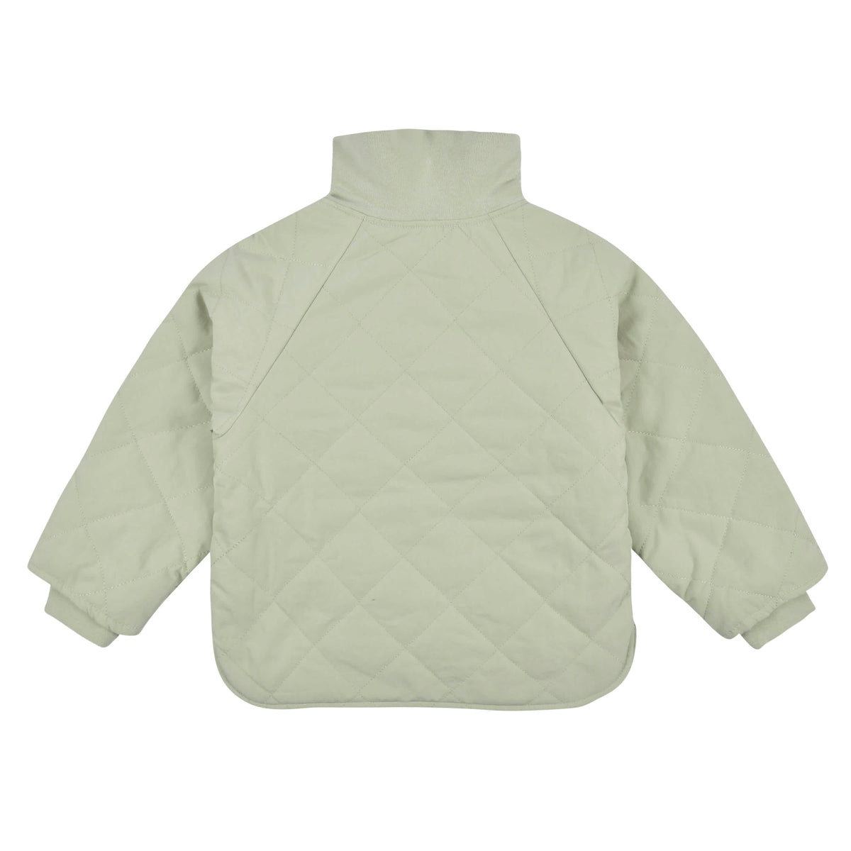 Infant & Toddler Girls Mint Quilted Jacket, view 3