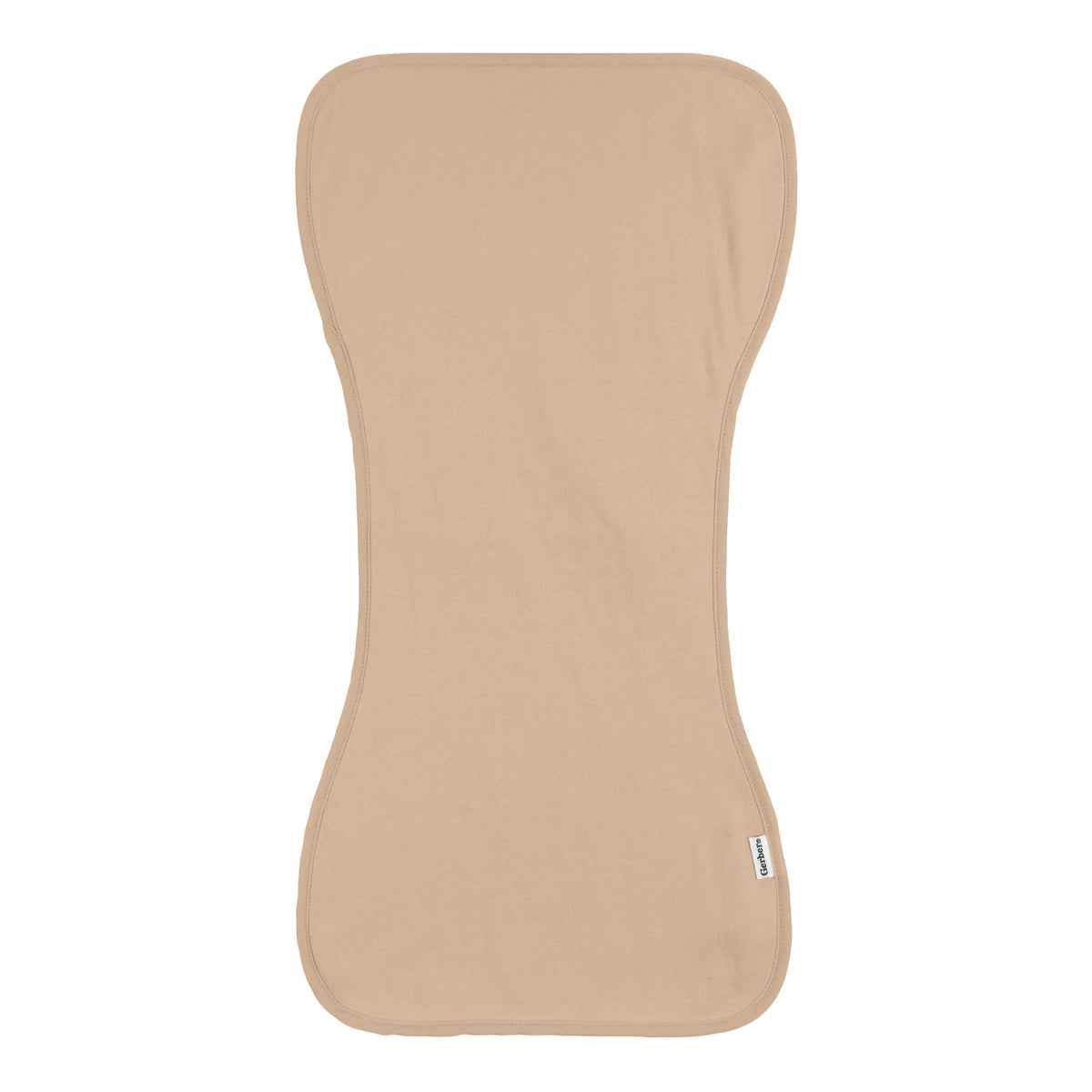 5-Pack Baby Neutral Tan Grey Burpcloth, view 3
