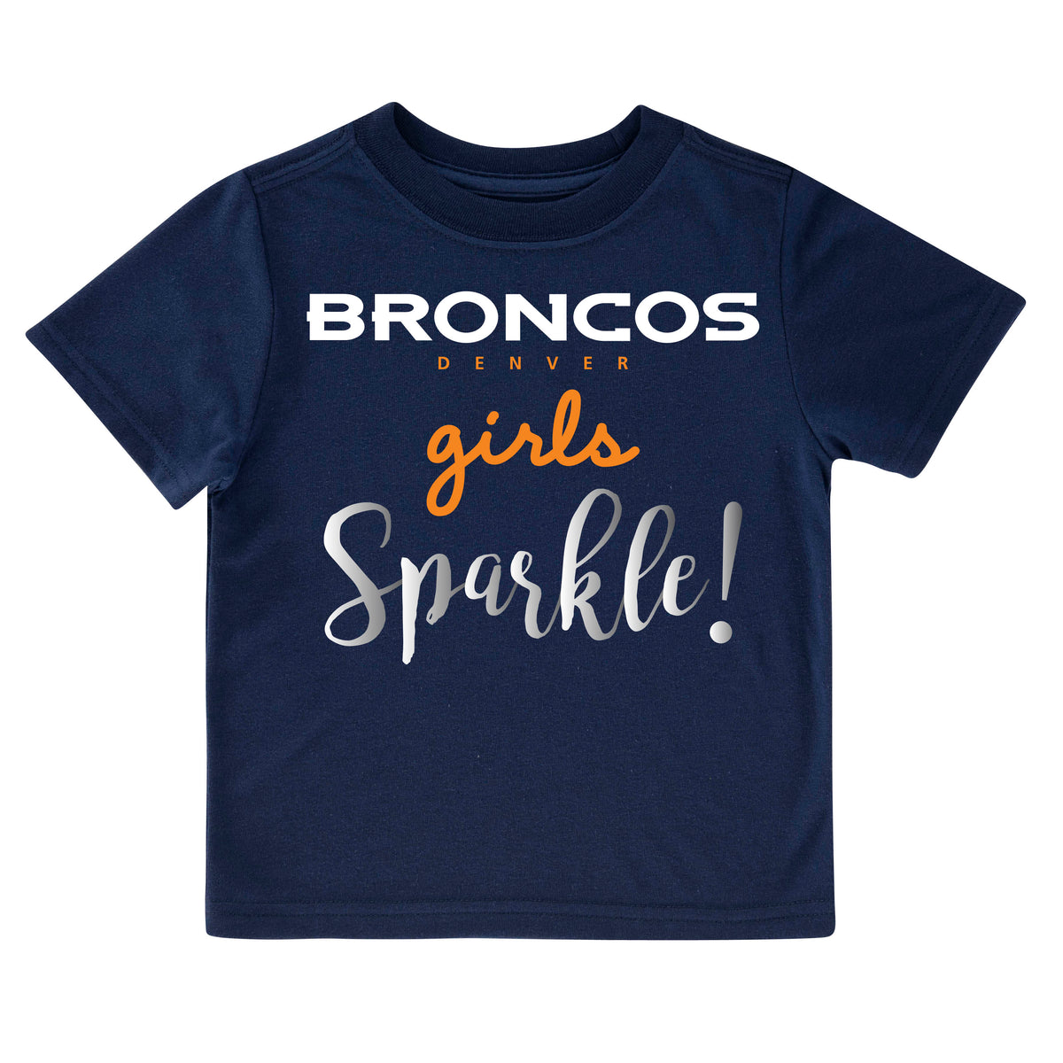Denver Broncos Toddler Girls' Short Sleeve Tee