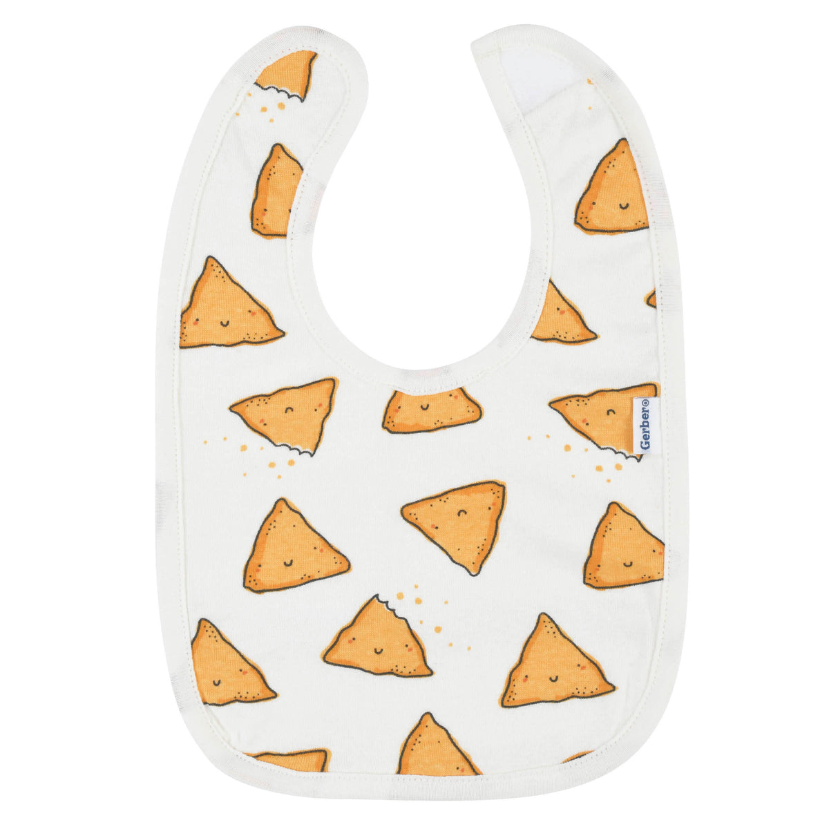 2-Piece Baby Neutral Avocado Bibs & Burp Set, view 4