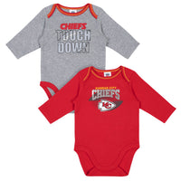 2-Pack Kansas City Chiefs Long Sleeve Bodysuits