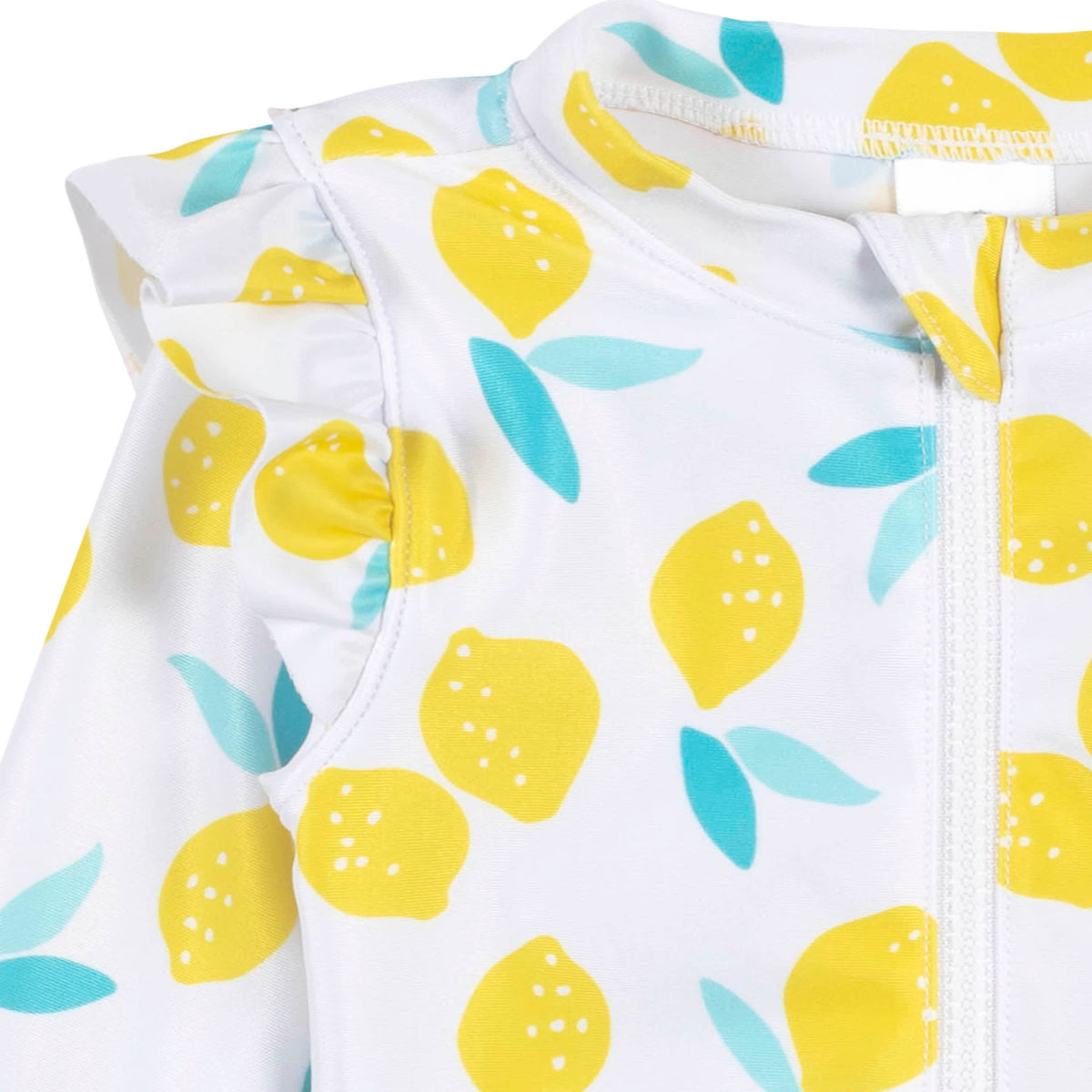 Baby & Toddler Girls Lemon Squeeze Rash Guard, view 3