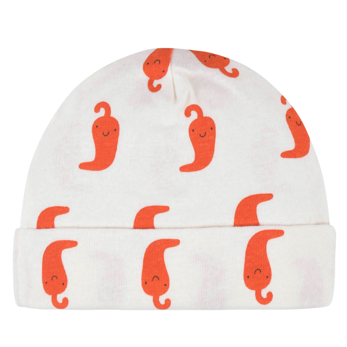 4-Piece Baby Neutral Tacos Caps & No Scratch Mittens Set, view 4