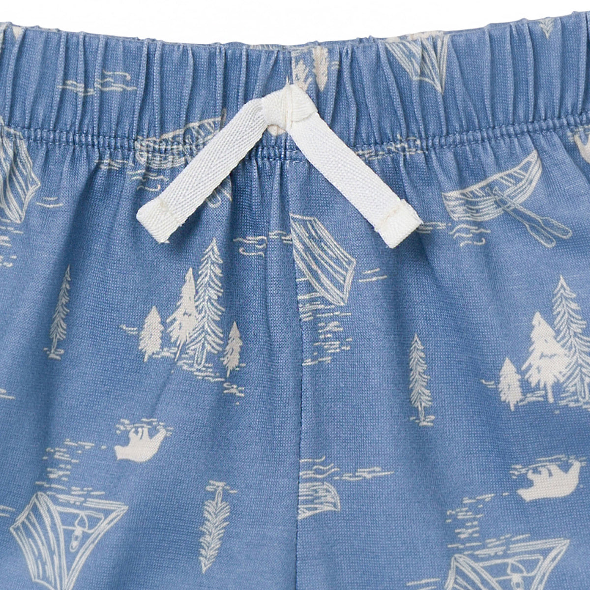 3-Piece Toddler Boys Bear T-Shirt, Shorts & Pants Pajama Set, view 7