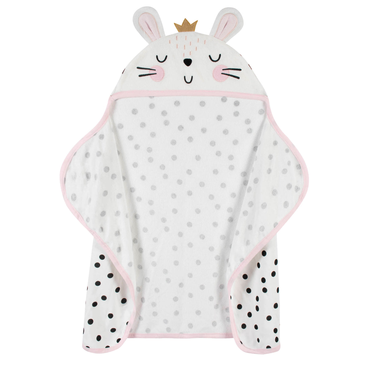 Baby Girls Ballerina Bath Wrap, view 2
