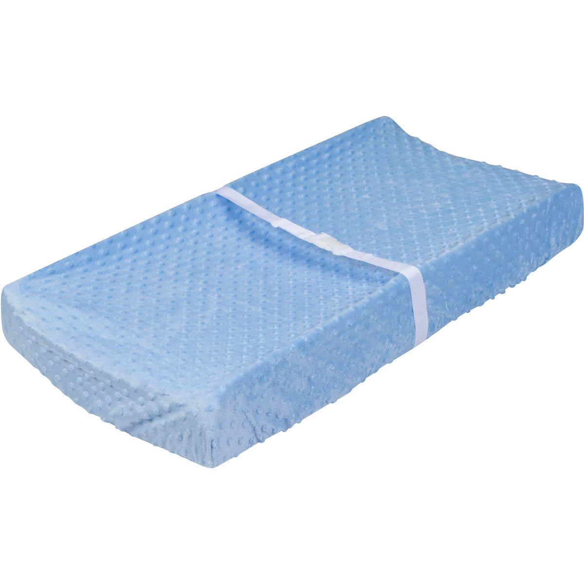 Baby Boys Dotted Blue Changing Pad Cover