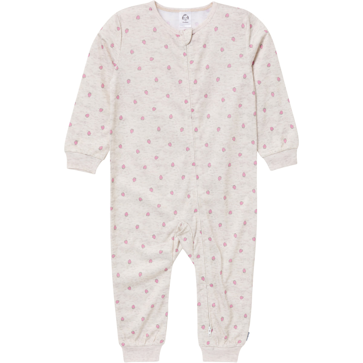 3-Pack Infant & Toddler Girls Fruits Footless Pajamas, view 2