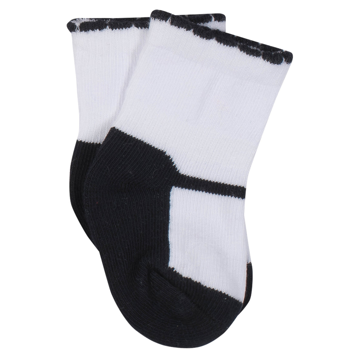 8-Pack Girls' Jersey Crew Wiggle Proof Socks, view 2