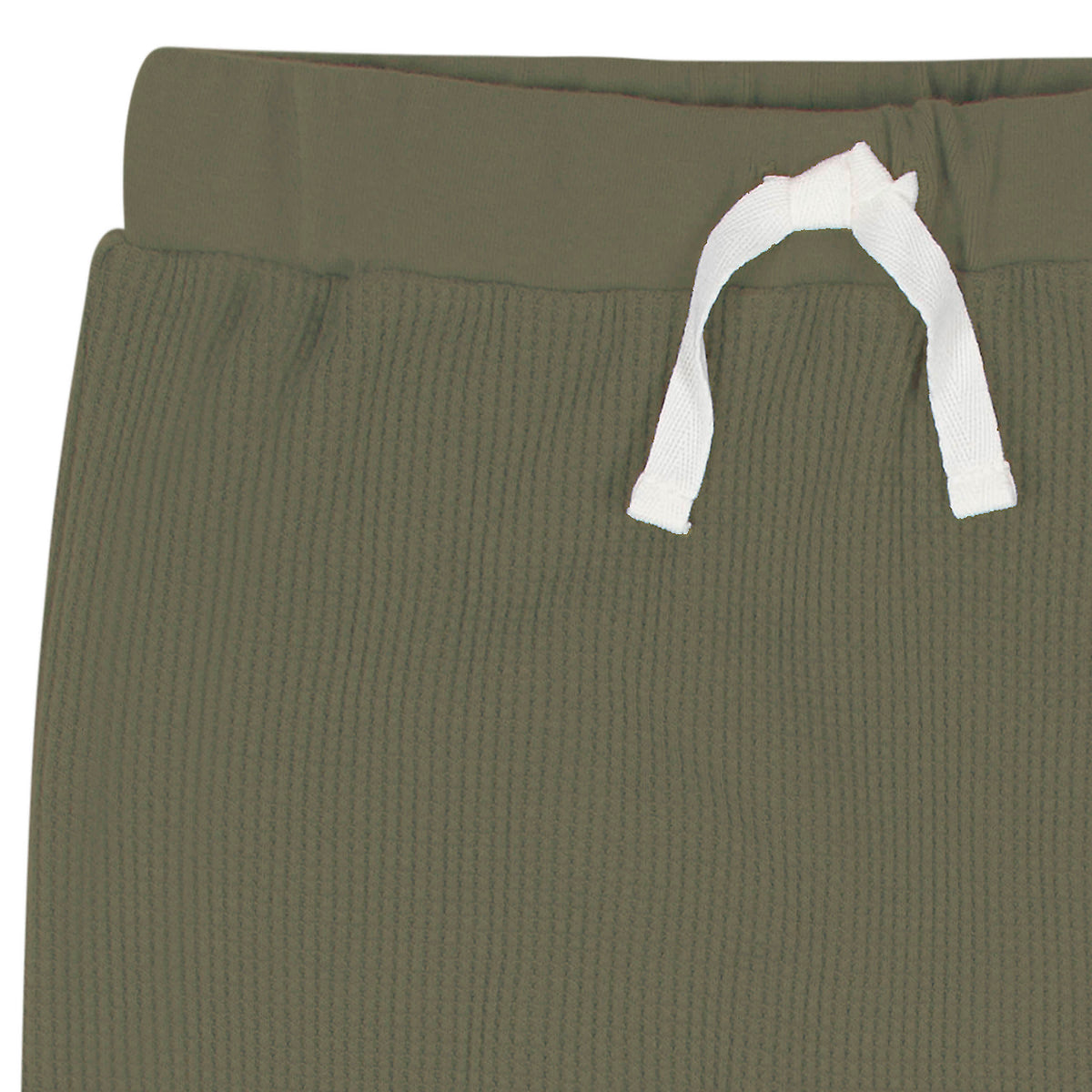 2-Piece Infant & Toddler Boys Sage Green Waffle Hoodie & Jogger Set, view 7