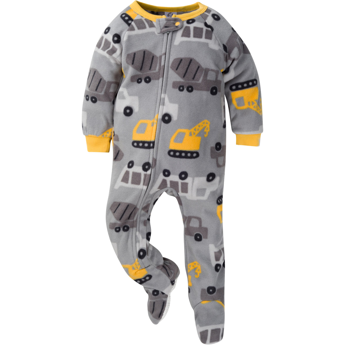 2-Pack Baby & Toddler Boys Trucks Fleece Pajamas, view 2