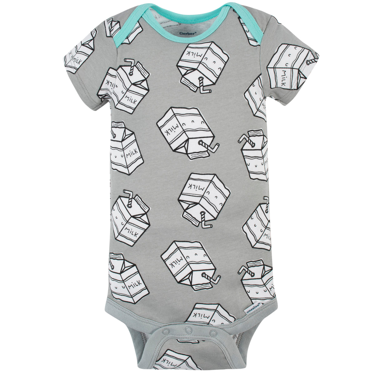 3-Pack Baby Breakfast Onesies Bodysuits, view 3