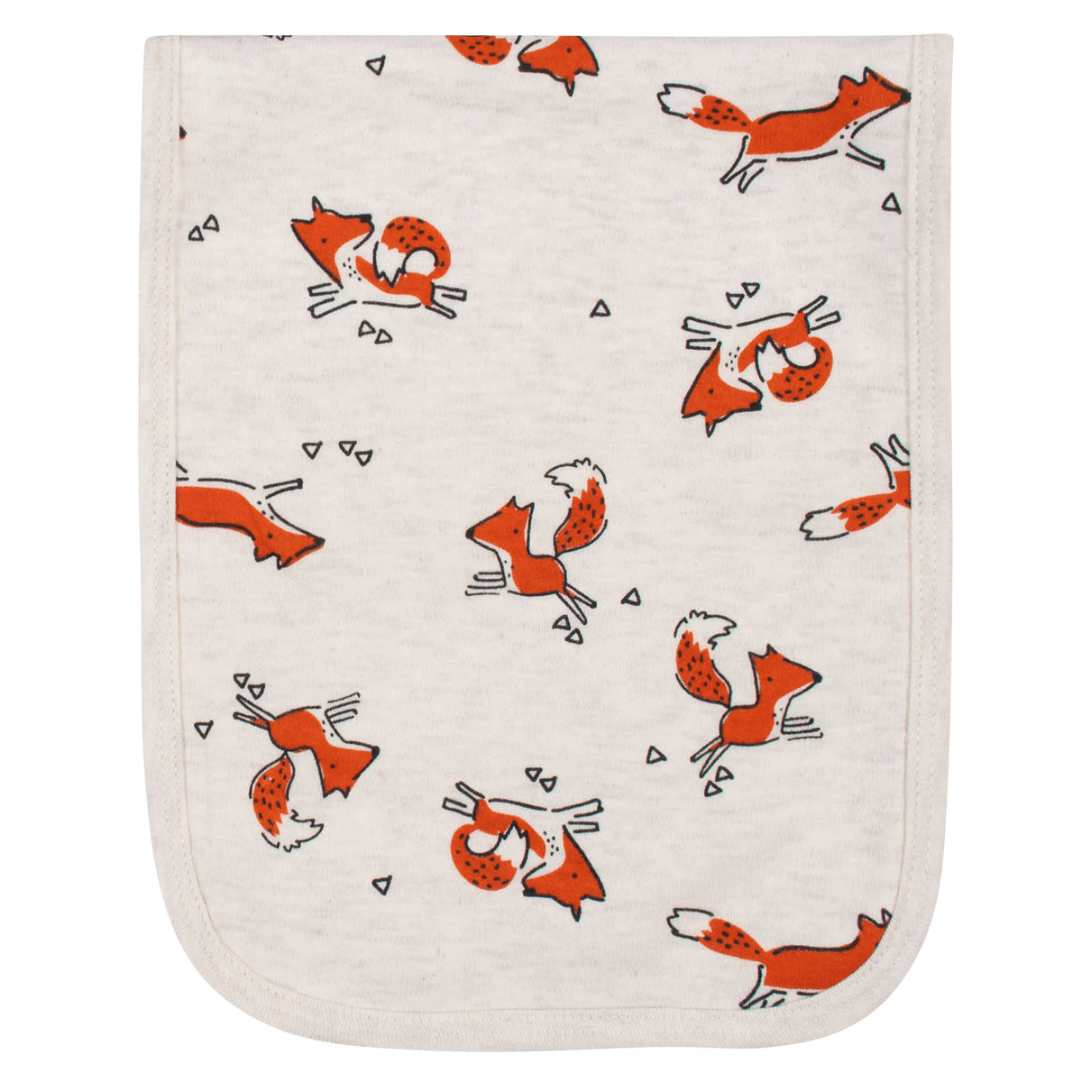 4-Pack Baby Boys Fox Burp Cloths, view 2