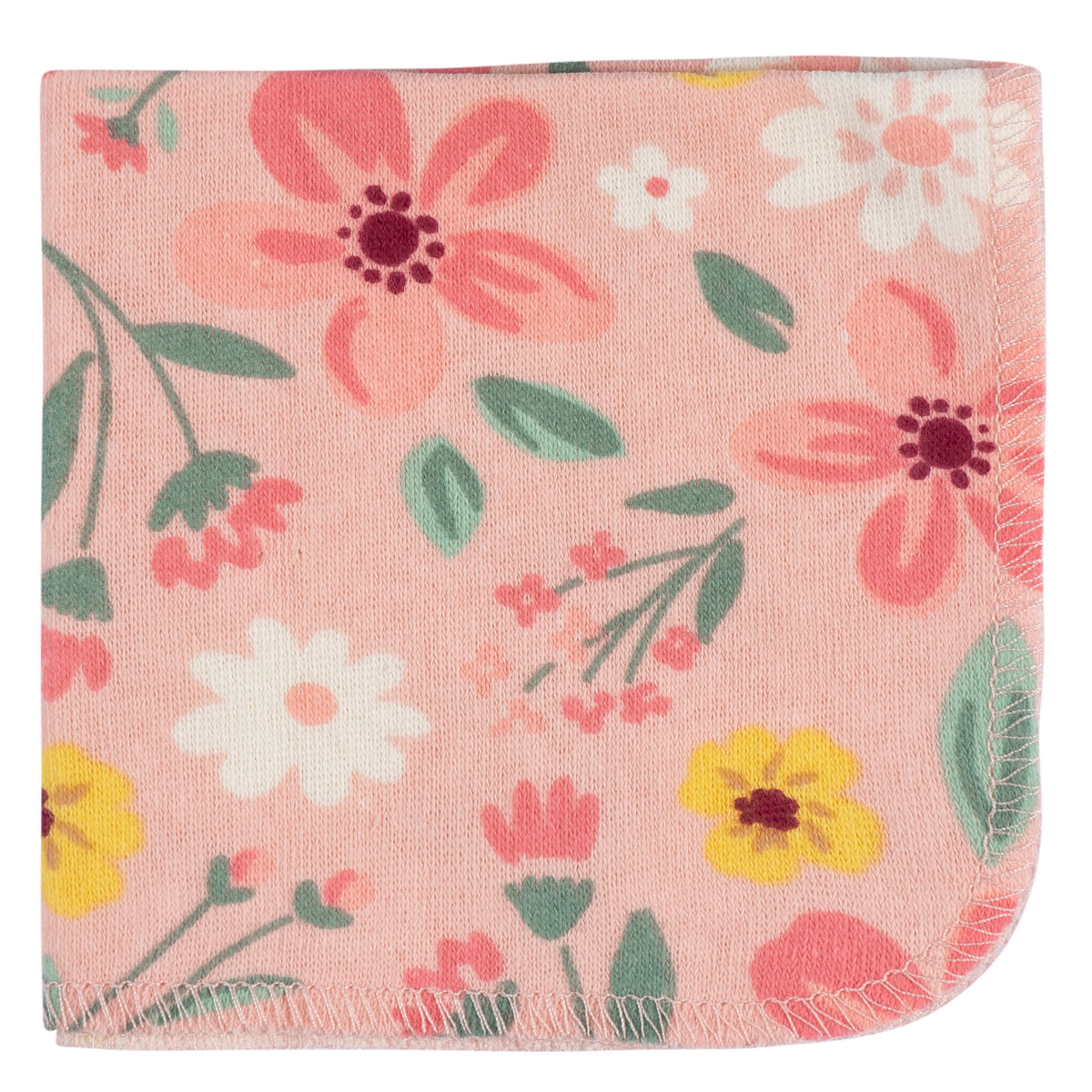 10-Pack Baby Girls Kitty Floral Washcloths, view 6
