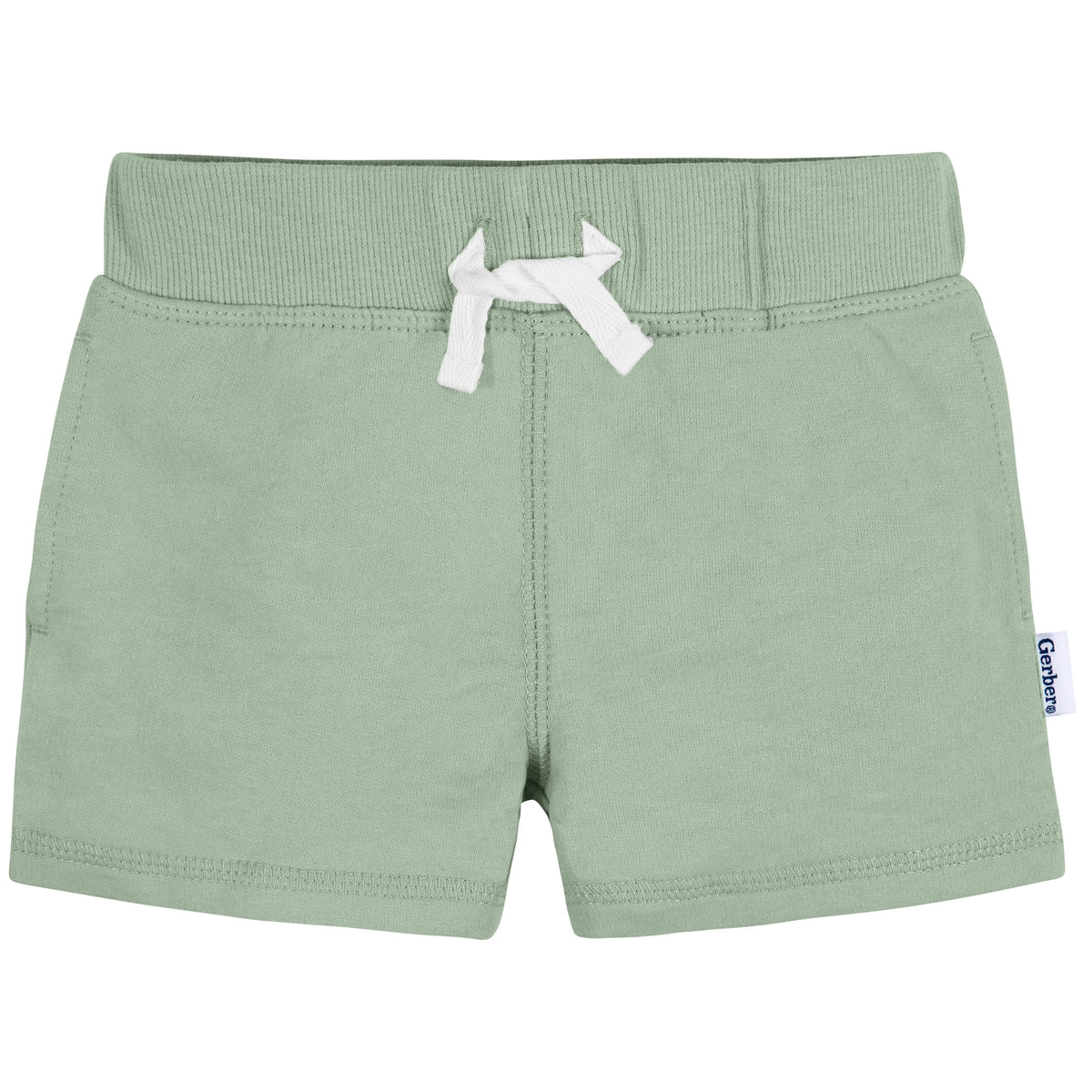 3-Pack Baby & Toddler Boys Green/Blue/Tan Knit Short, view 6